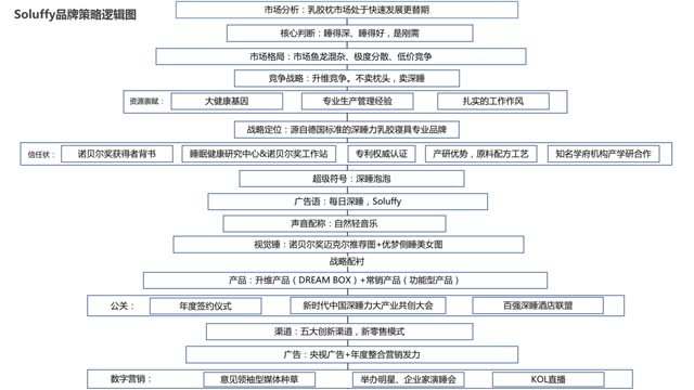 Soluffy品牌策略邏輯圖 Soluffy品牌策略邏輯圖